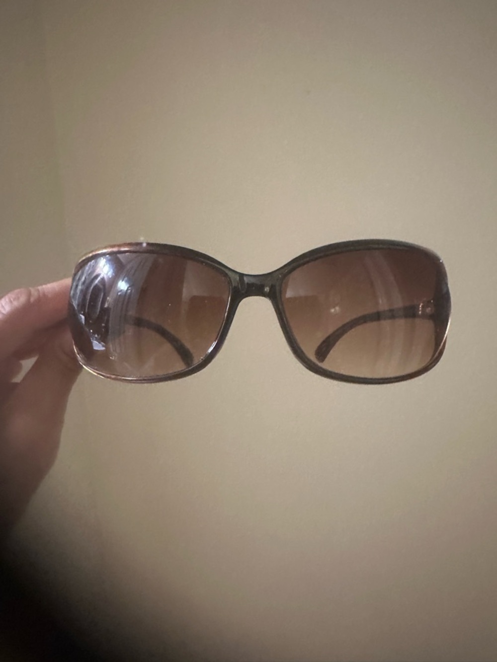 Oscar de la Renta Black Eyewear Arm with White Logo